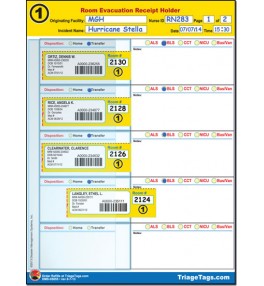 Evac123® Room Evacuation (Step 1) Receipt Holder Refill