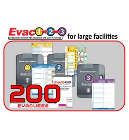 Evac123® Large Hospital/Facility Evacuation 200 Package