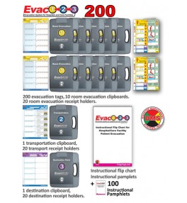 Evac123® Large Hospital/Facility Evacuation 200 Package