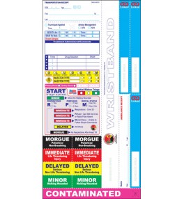 All Risk® Triage Tags w/ Linked Receipt System