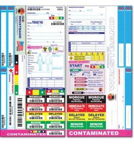 All Risk® Triage Tags w/ Linked Receipt System