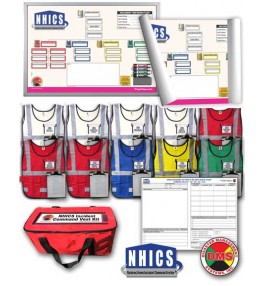 NHICS Nursing Home Incident Command Vest Kit - 10 Position