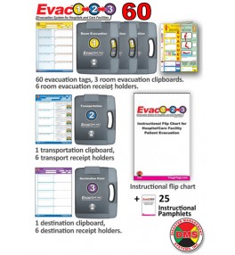 Evac123® Small Hospital/Facility Evacuation 60 Package