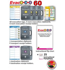 Evac123® Small Hospital/Facility Evacuation 60 Package