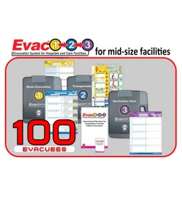 Evac123® Mid-Sized Hospital/Facility Evacuation 100 Package