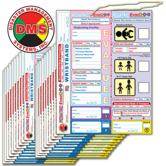 Evac123® Pediatric Evacuation Tag